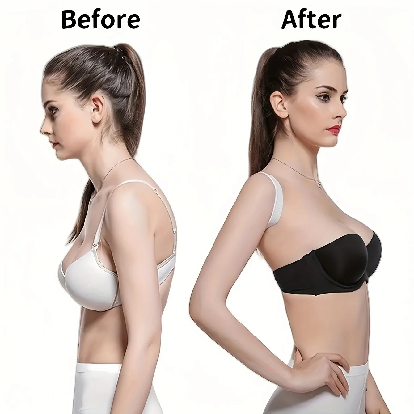 Invisible Posture Corrector for Women – Back Support Shirt