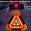 3-in-1 Solar Triangle LED Emergency Light for Outdoor Use