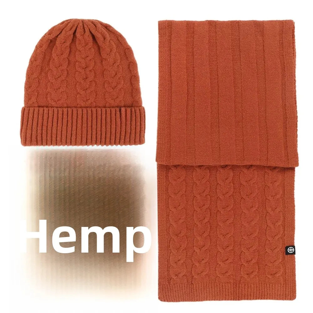 Warm 3-Piece Winter Set – Knitted Hat, Scarf & Gloves