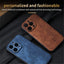 Leren iPhone-hoes – Schokbestendige luxe zakelijke hoes