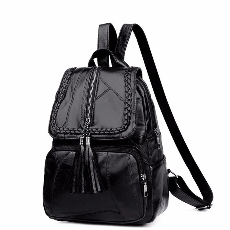 PU Leather Backpack – Fashion Travel Shoulder Bag