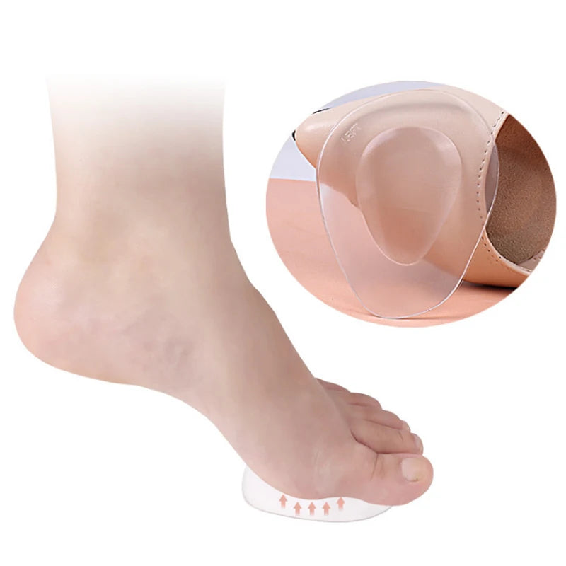 Coussinets en gel pour l'avant-pied (1 paire) – Supports métatarsiens pour le soulagement des douleurs plantaires et le maintien pendant la course
