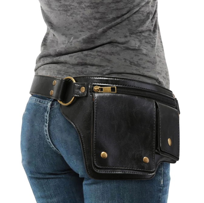 Belt bag - Adjustable Waist Bag for Travel & Sports
