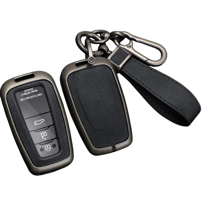 Toyota Key Cover – Luxury Zinc Alloy & Leather Case
