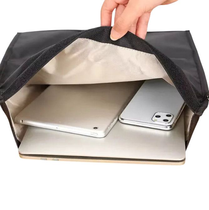 RFID & Signal Blocking Faraday Bag – EMF Privacy Protection