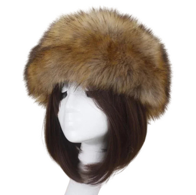 Fluffy Faux Fur Winter Headband – Earwarmer  Cold Weather