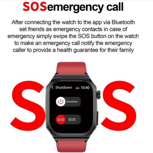 Gezondheids Smartwatch – Bloedglucose, ECG