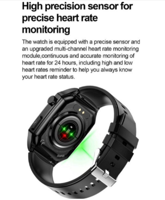 Gezondheids Smartwatch – Bloedglucose, ECG