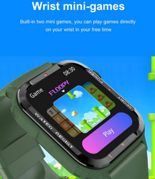 Gezondheids Smartwatch – Bloeddruk, 123+ Sportopties