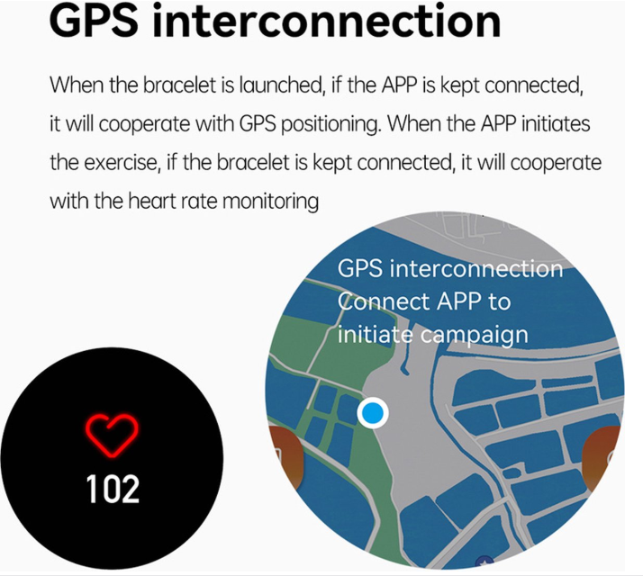 NFC Smartwatch – Hartslagmeter, 100+ Sport Modi
