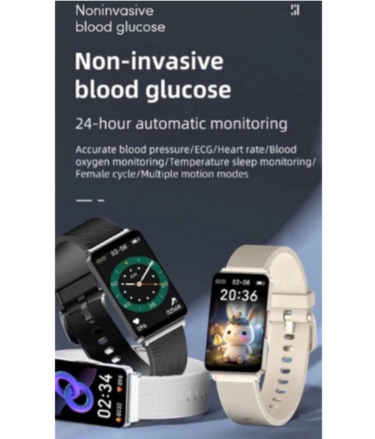 Gezondheids Smartwatch – Glucose, Bloeddruk Monitoring