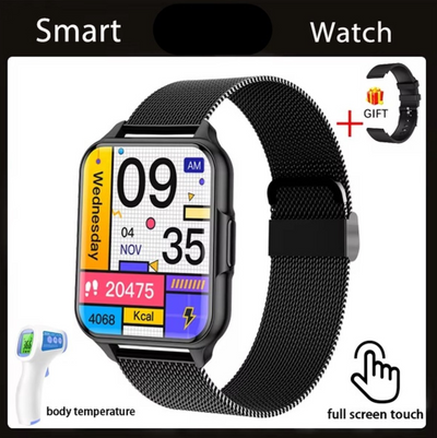 Bluetooth Smartwatch – Hartslag, Bloedzuurstof Fitness Tracking