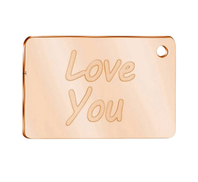 Coffret cadeau romantique noir élégant avec collier caché « Je t'aime »