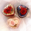 Elegant Pink Heart Gift Box with Luxury Rose Necklace