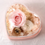 Elegant Pink Heart Gift Box with Luxury Rose Necklace