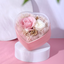 Elegant Pink Heart Gift Box with Luxury Rose Necklace