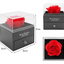 Coffret cadeau romantique noir élégant avec collier caché « Je t'aime »