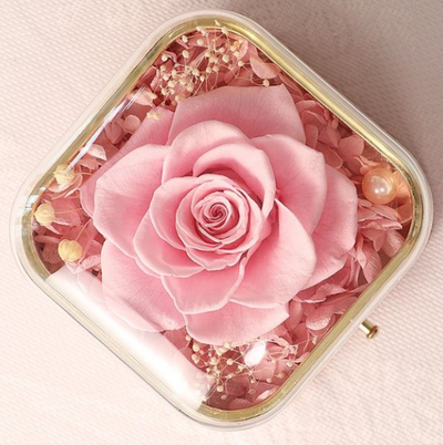 Elegant Pink Romantic Gift Box + “I Love You” Necklace