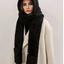 Luxury Winter Scarf for Women – Plush Soft with Silk Tie