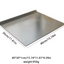 L-Shaped Chopping Board – Double-Sided Stainless Steel