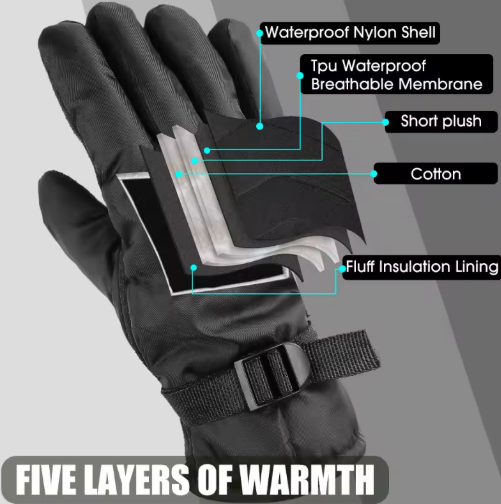 Winter Motorcycle & Cycling Gloves – Unisex Waterproof