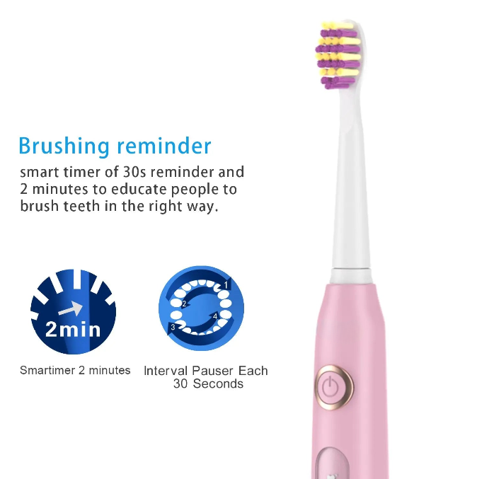 Sonic Toothbrush 5 Cleaning Modes, 8 Heads 5 Cleaning Modes
