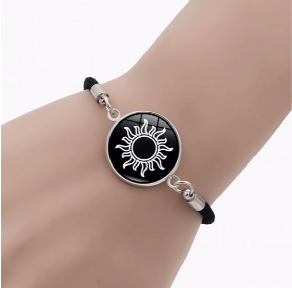 Couples Bracelets Set – Luminous Sun & Moon Rope Jewelry