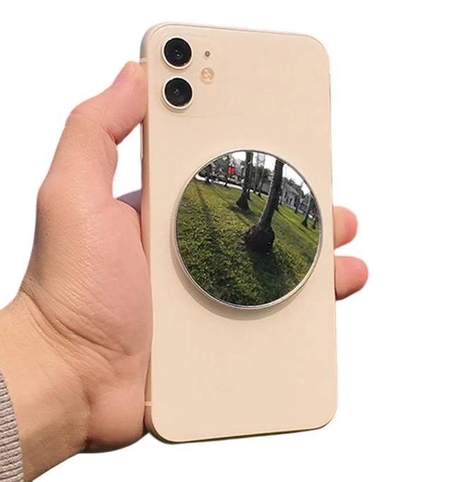 Smartphone Beauty Mirror – Magnetic Convex for Video