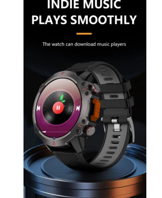 Montre intelligente Luxe Ronde – Hartslag, GPS &amp; SIM Optie