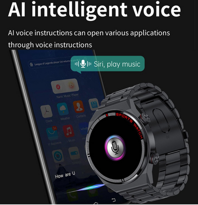 NFC Smartwatch – Hartslagmeter, 100+ Sport Modi