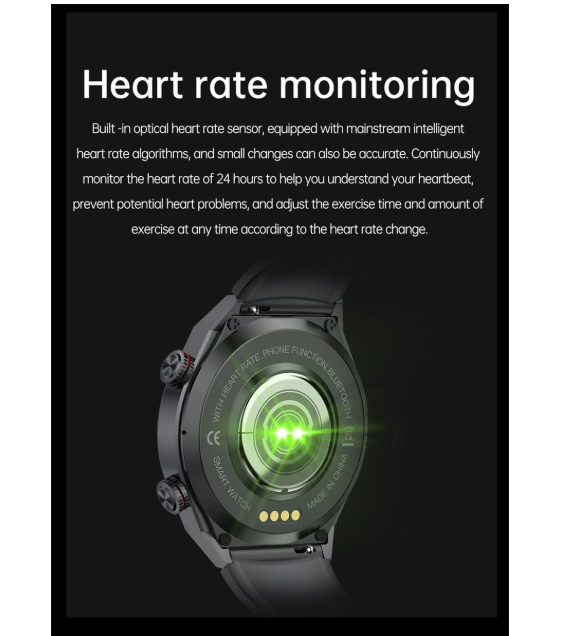 NFC Smartwatch – Hartslagmeter, 100+ Sport Modi