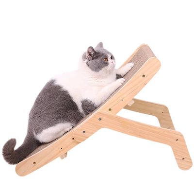 Cat Scratching & Sleeping Board – 2-in-1 Cardboard Cat Bed