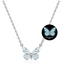 Collier pendentif papillon lumineux pour femme – Bijou cadeau