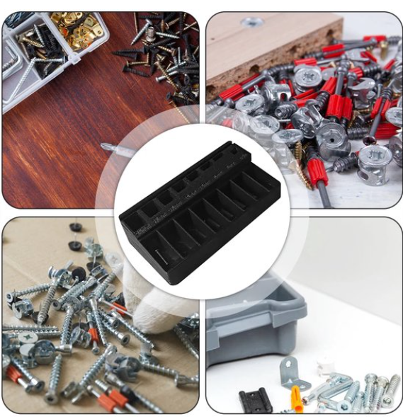 Organiseur à outils portable grande capacité – Vis et petites pièces