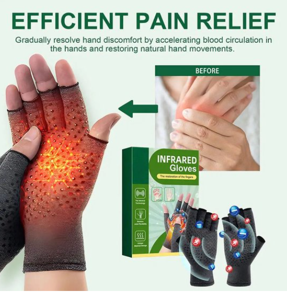 Gants de compression pour soulager les douleurs arthritiques