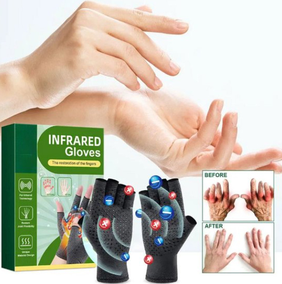 Gants de compression pour soulager les douleurs arthritiques