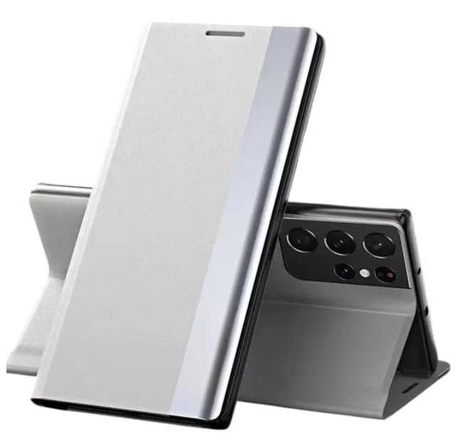 Premium Leather Flip Phone Case for Samsung Galaxy
