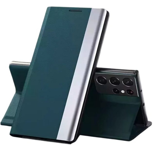 Premium Leather Flip Phone Case for Samsung Galaxy
