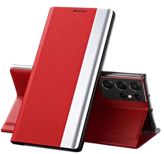 Premium Leather Flip Phone Case for Samsung Galaxy