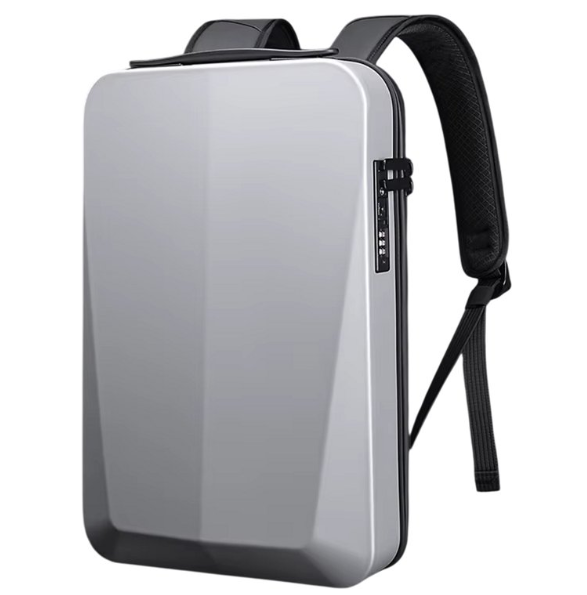 Sac à dos pour ordinateur portable homme, fin, rigide et imperméable
