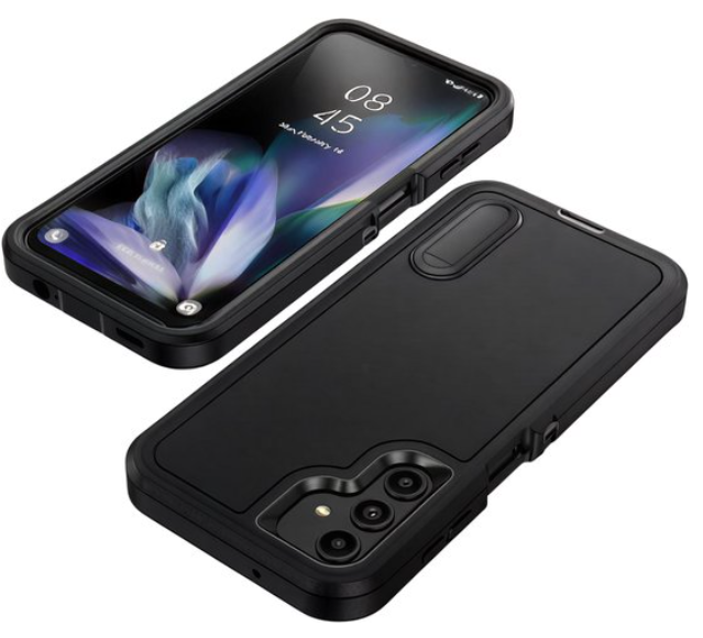 Étui à rabat en cuir 3-en-1 premium pour Samsung Galaxy – Protection intégrale