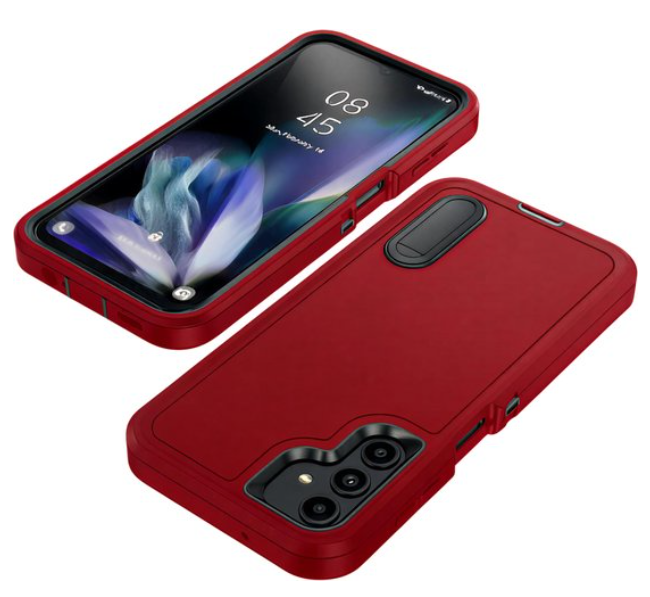 Étui à rabat en cuir 3-en-1 premium pour Samsung Galaxy – Protection intégrale