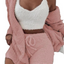 Soft Women’s Pajama Set – Tank Top, Shorts & Plus Size Hoodie