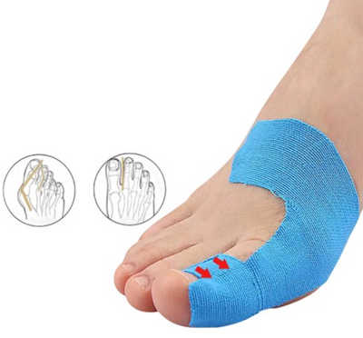 Lot de 10 bandes correctrices pour hallux valgus – Hypoallergéniques et sans latex