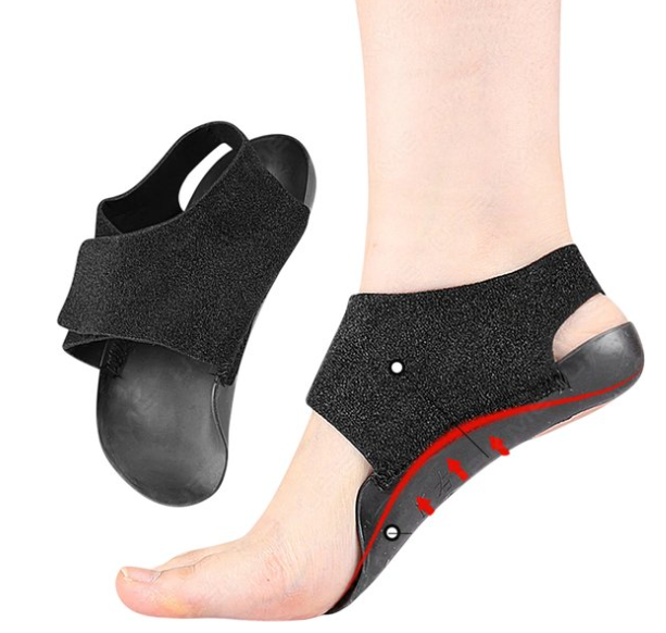 1 paire de chaussettes de soutien de la voûte plantaire en gel – Coussinets élastiques