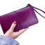 Dames lange portemonnee & clutch met rits – Multi-layer organizer
