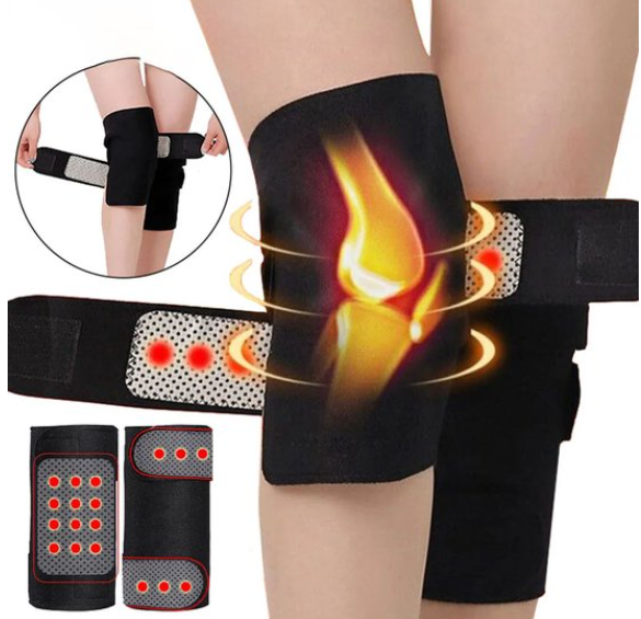 Self-Heating Knee Brace with Tourmaline & Magnetic Therapy