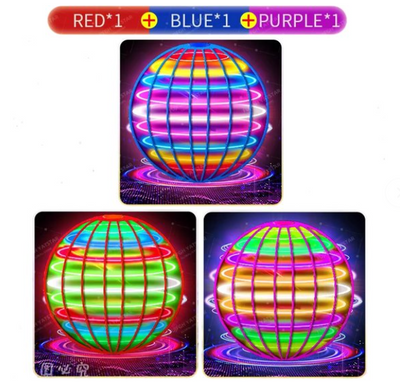 RGB LED Hover Ball – Magic Flying Orb Fidget Toy for Kids & Adults