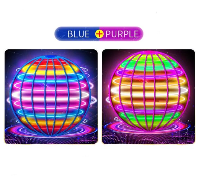 RGB LED Hover Ball – Magic Flying Orb Fidget Toy for Kids & Adults