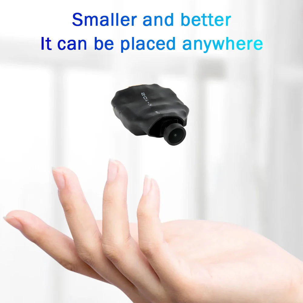 Mini caméra de sécurité sans fil 4K – Caméra espion WiFi cachée